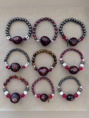 Ohio Buckeye Bracelet Football Graduation